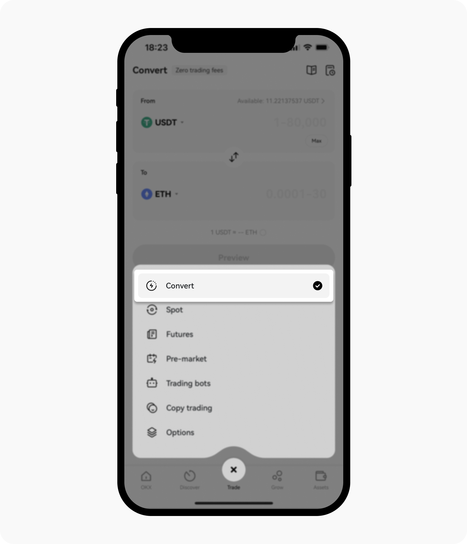 How do I convert my crypto? | OKX Singapore