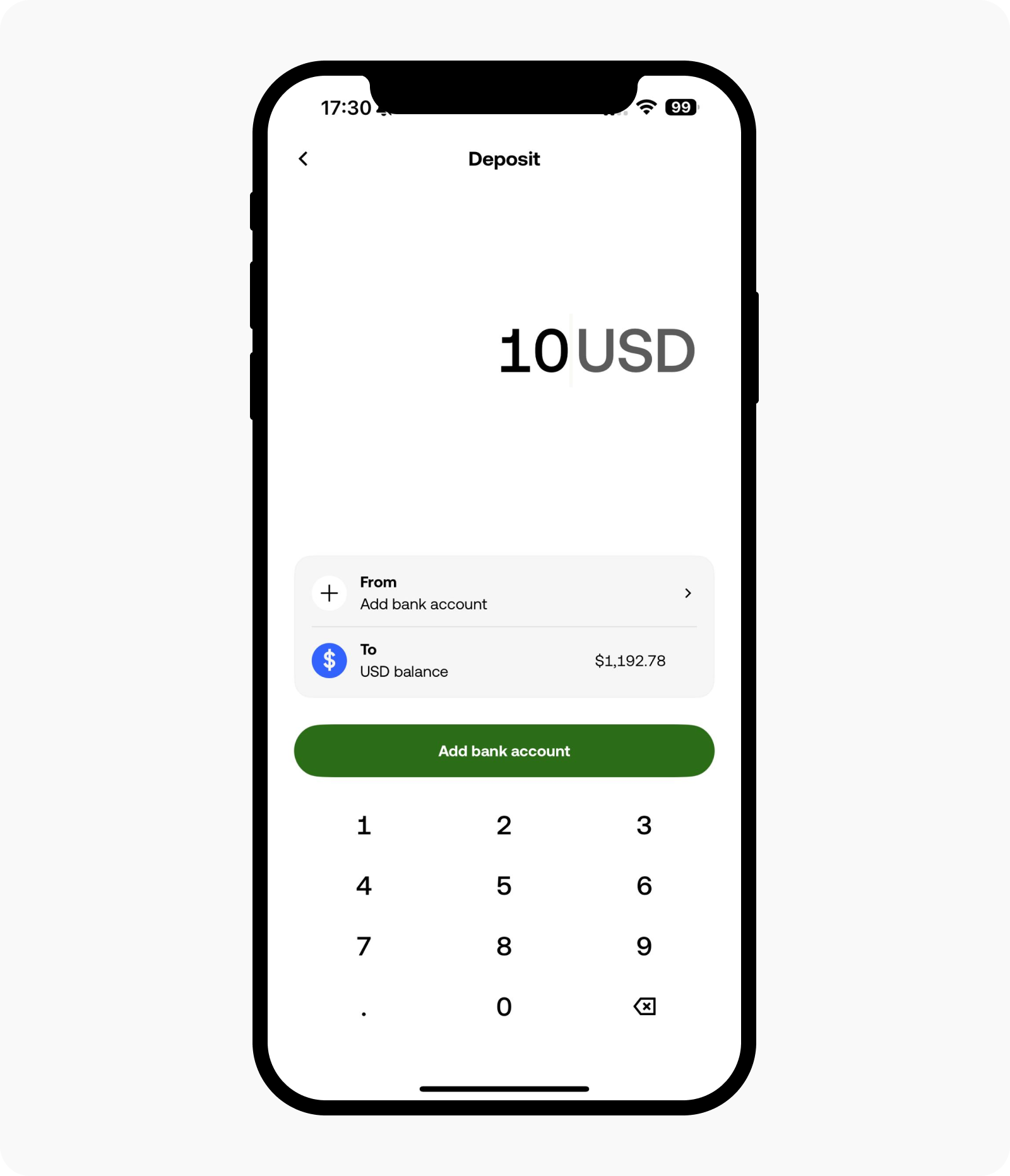 How do I deposit USD with Bank transfer (ACH)? | OKX France