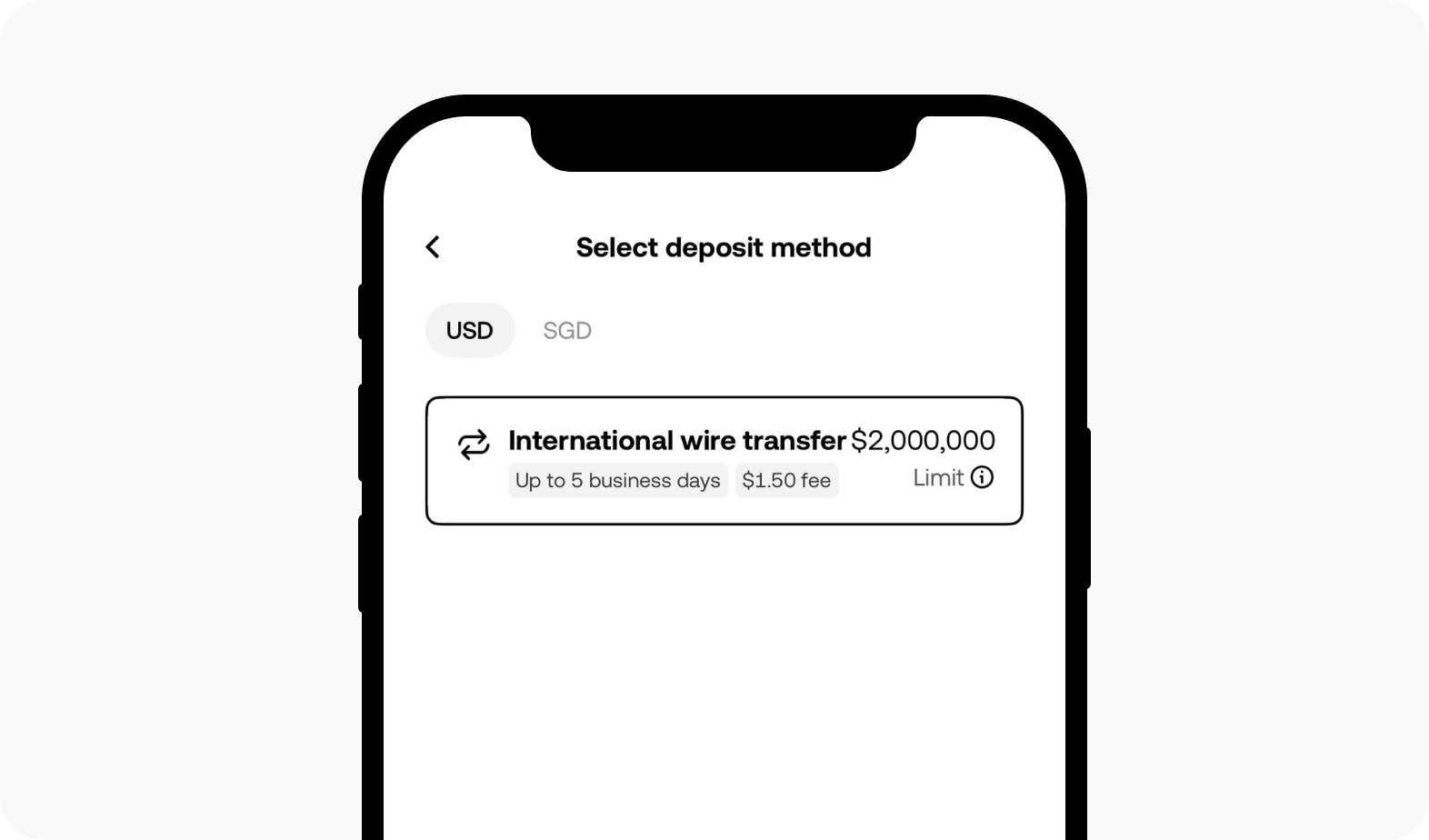 How do I deposit USD with International Wire transfer as a Singapore user?  | OKX Singapore