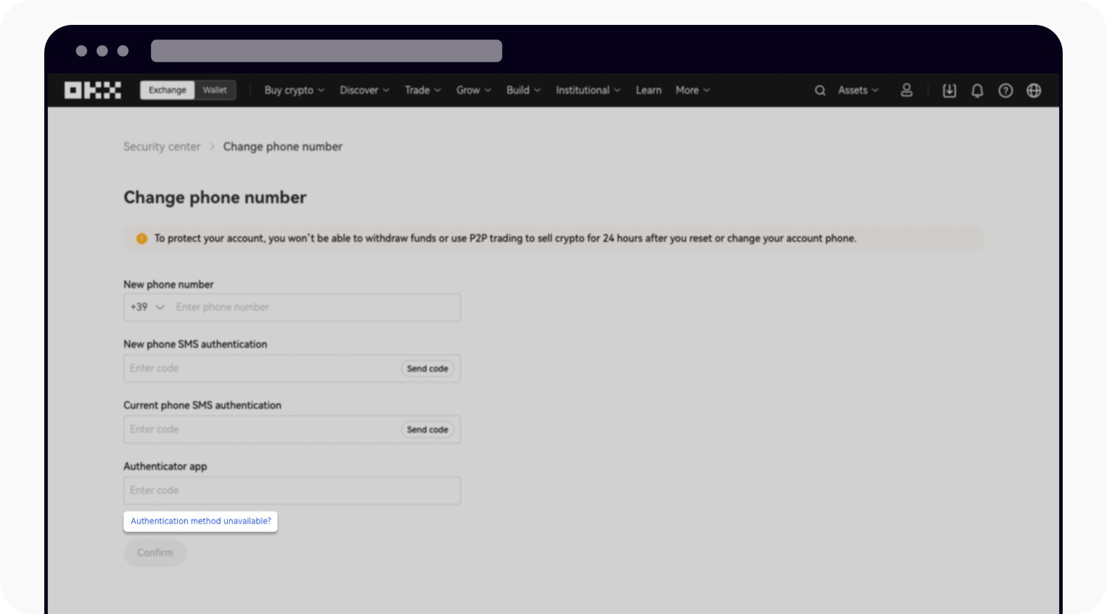 How do I reset Two-factor authentication (2FA)? | OKX
