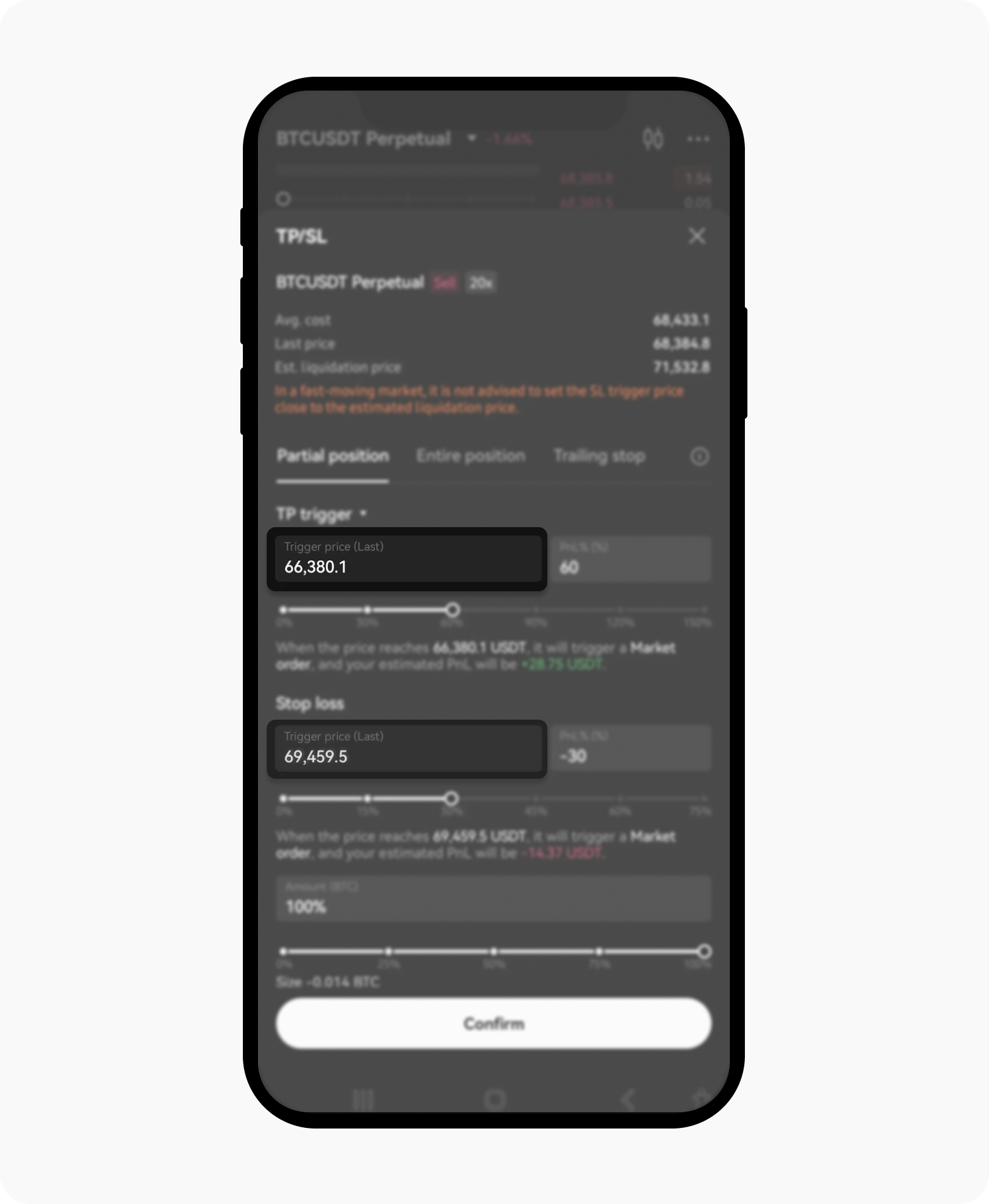 How do I modify TP/SL? | OKX United States
