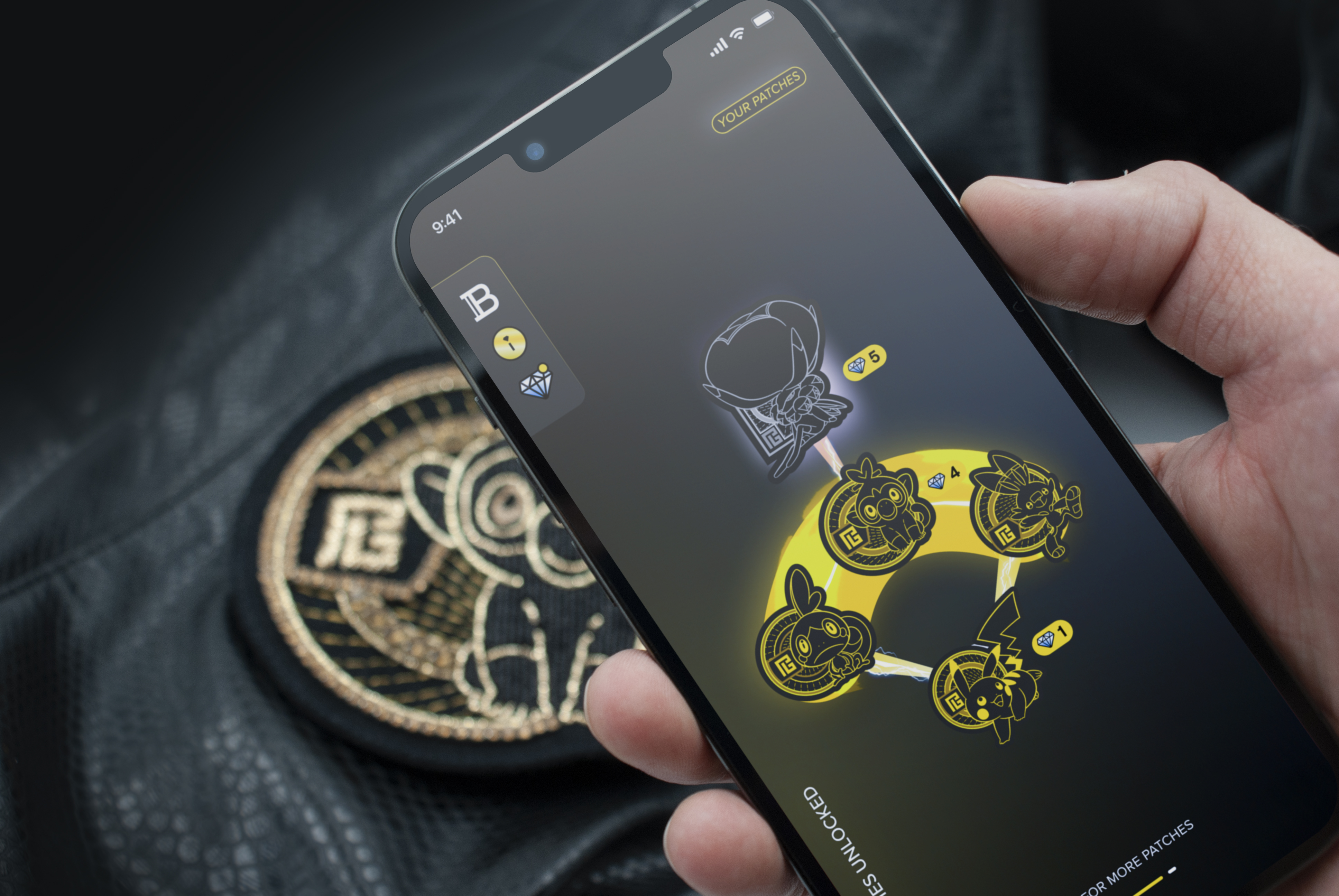 Balmain Launches NFC Enabled Pokémon Patches