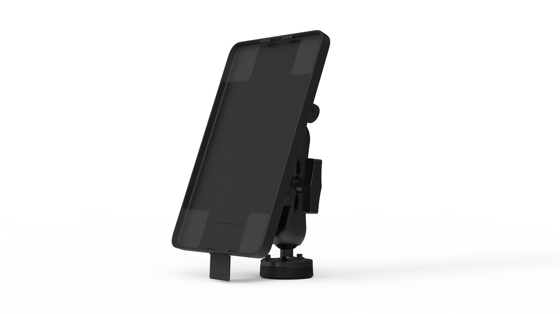 The Top Charging Mount. Adjust and rotate your mount with a small dashboard footprint.