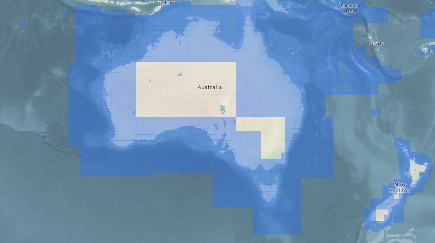 The new Chart Coverage Viewer lets you easily understand Orca's chart coverage.