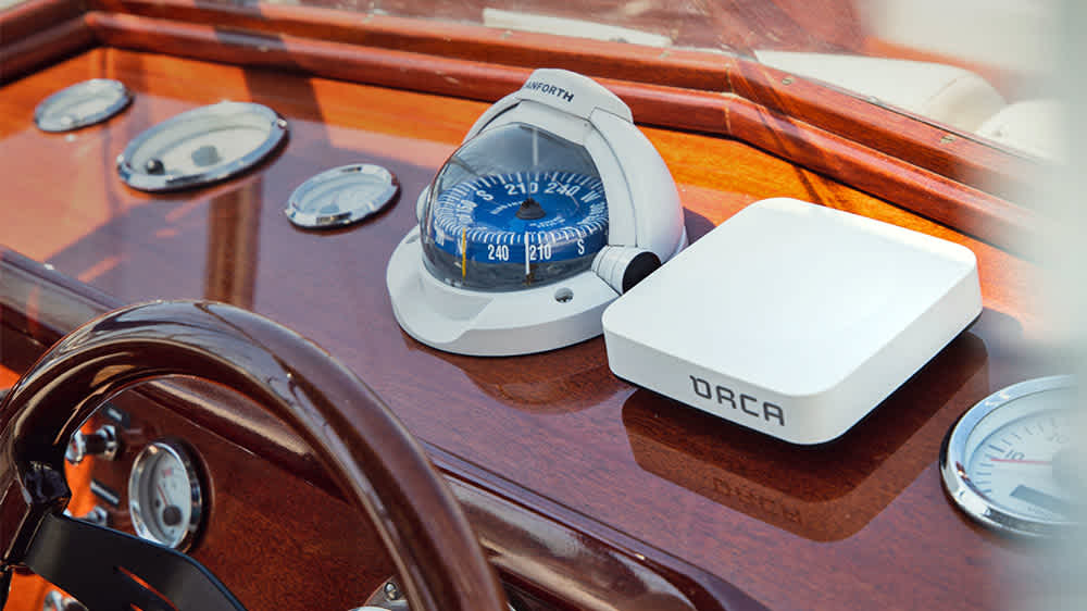 Example of Orca Core installation at a helm station. ©Orca