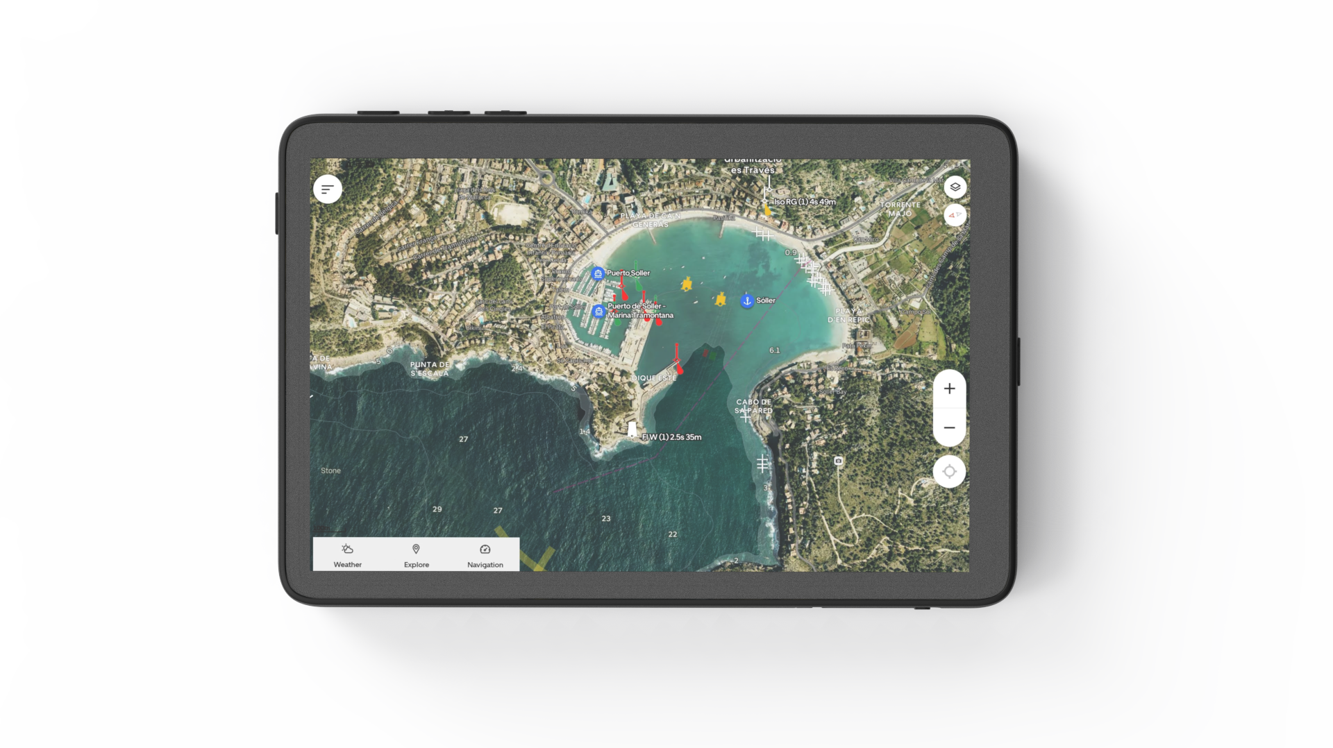 Orca Display 2 brings the best out of Satellite Hybrid Charts.