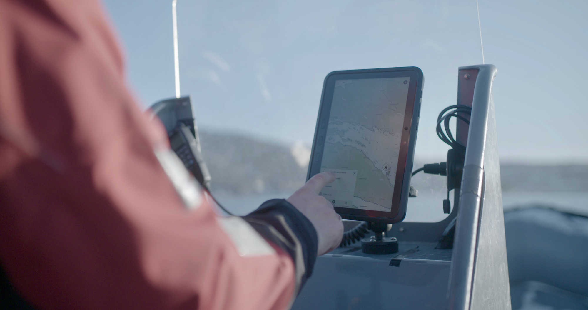 Orca co-pilot marine navigation chartplotter