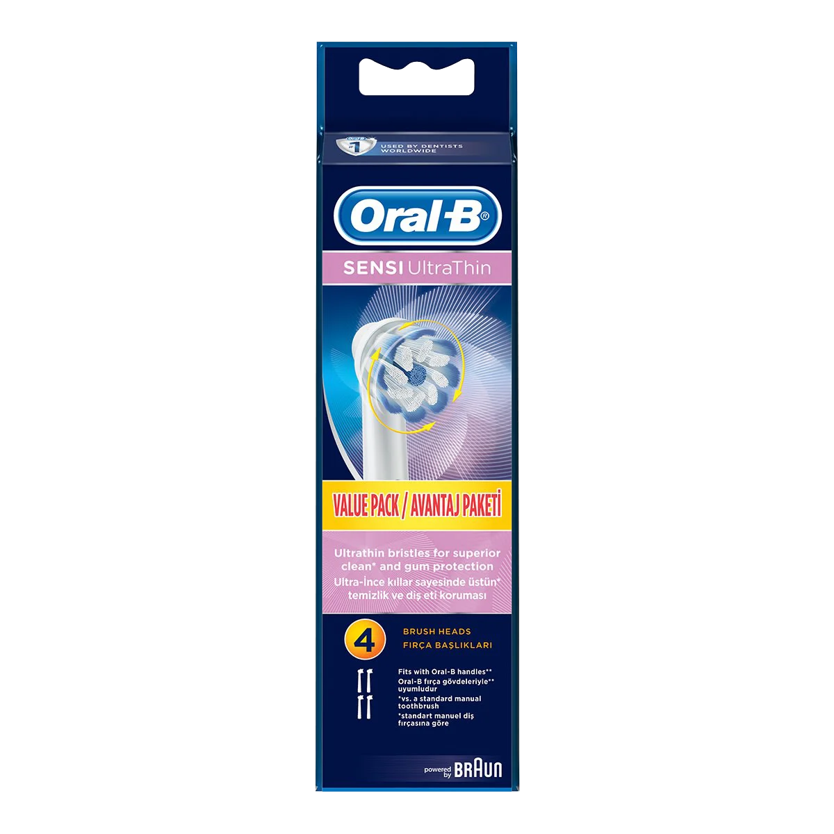 Oral-B Sensi Ultrathin electric toothbrush heads 