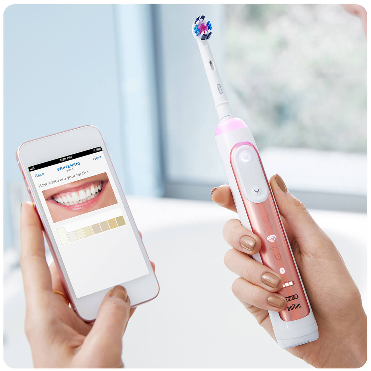 Amuseren lila Inschrijven Oral-B Genius 9000 Rose Gold electric toothbrush