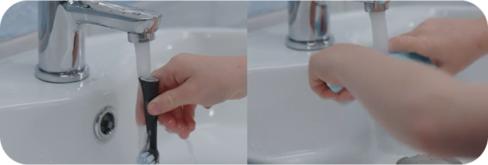 Cleaning Step 1