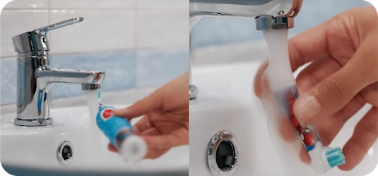 Cleaning Step 1