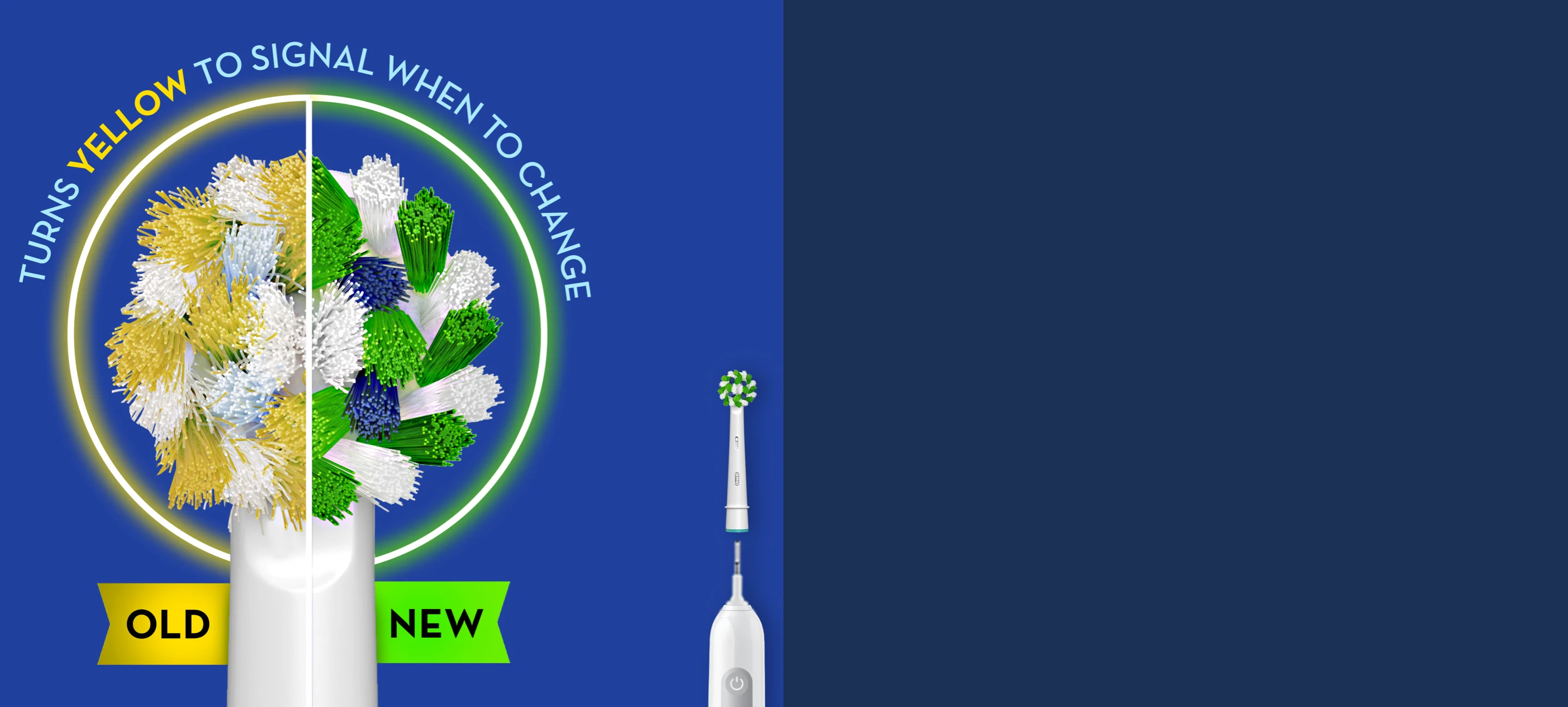 Turns yellow to signal when to change. Clean with green, change when yellow. product