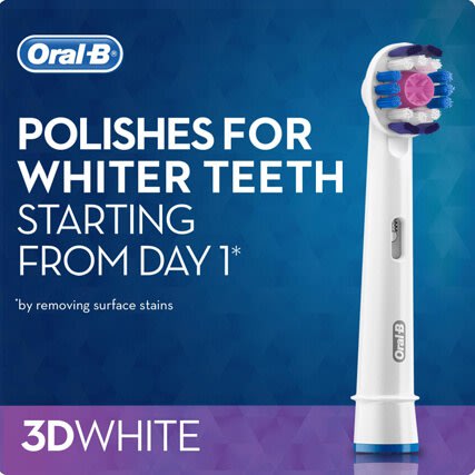 braun oral b 3d white toothbrush heads