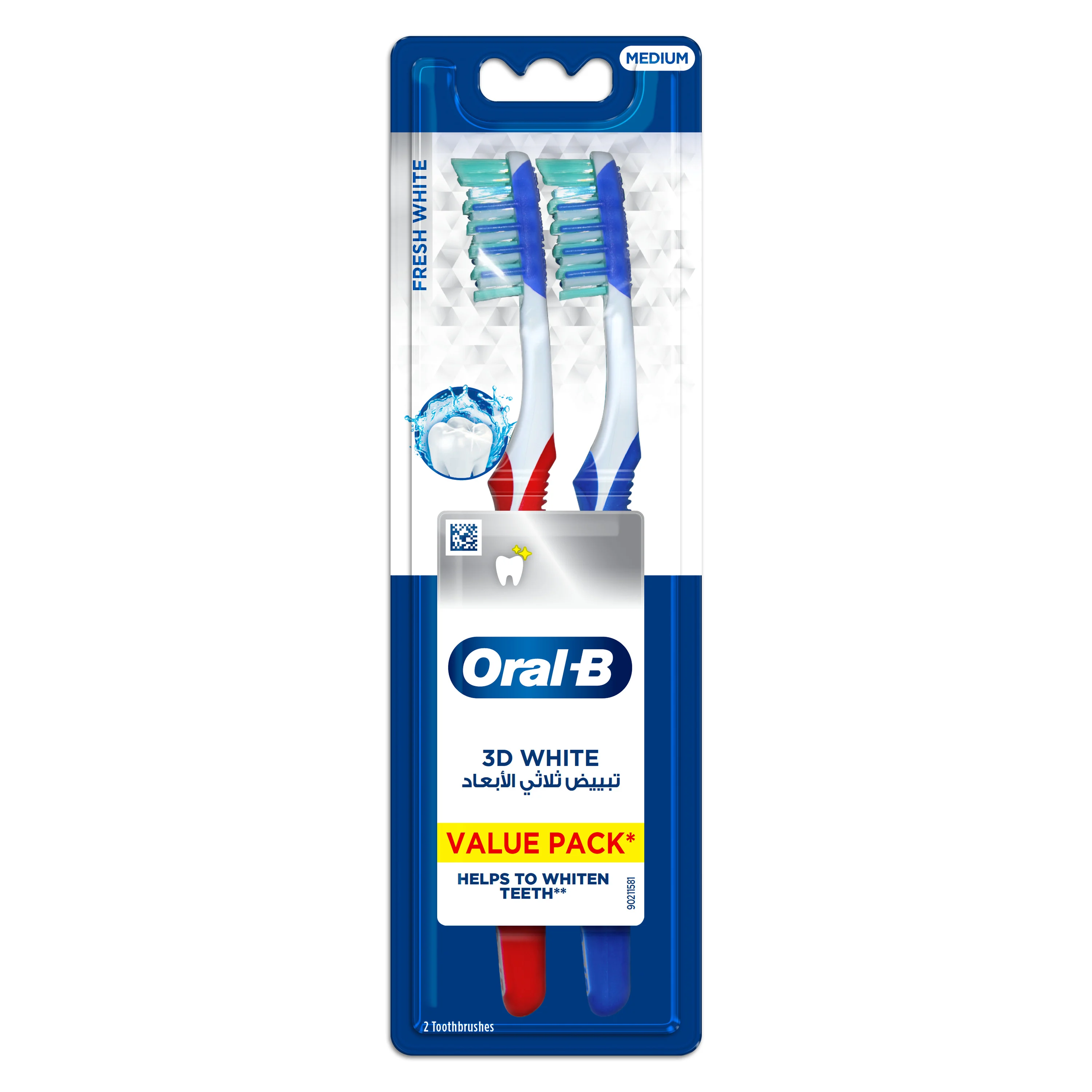 Oral-B 3D White Fresh White Manual Toothbrush | Oral-B