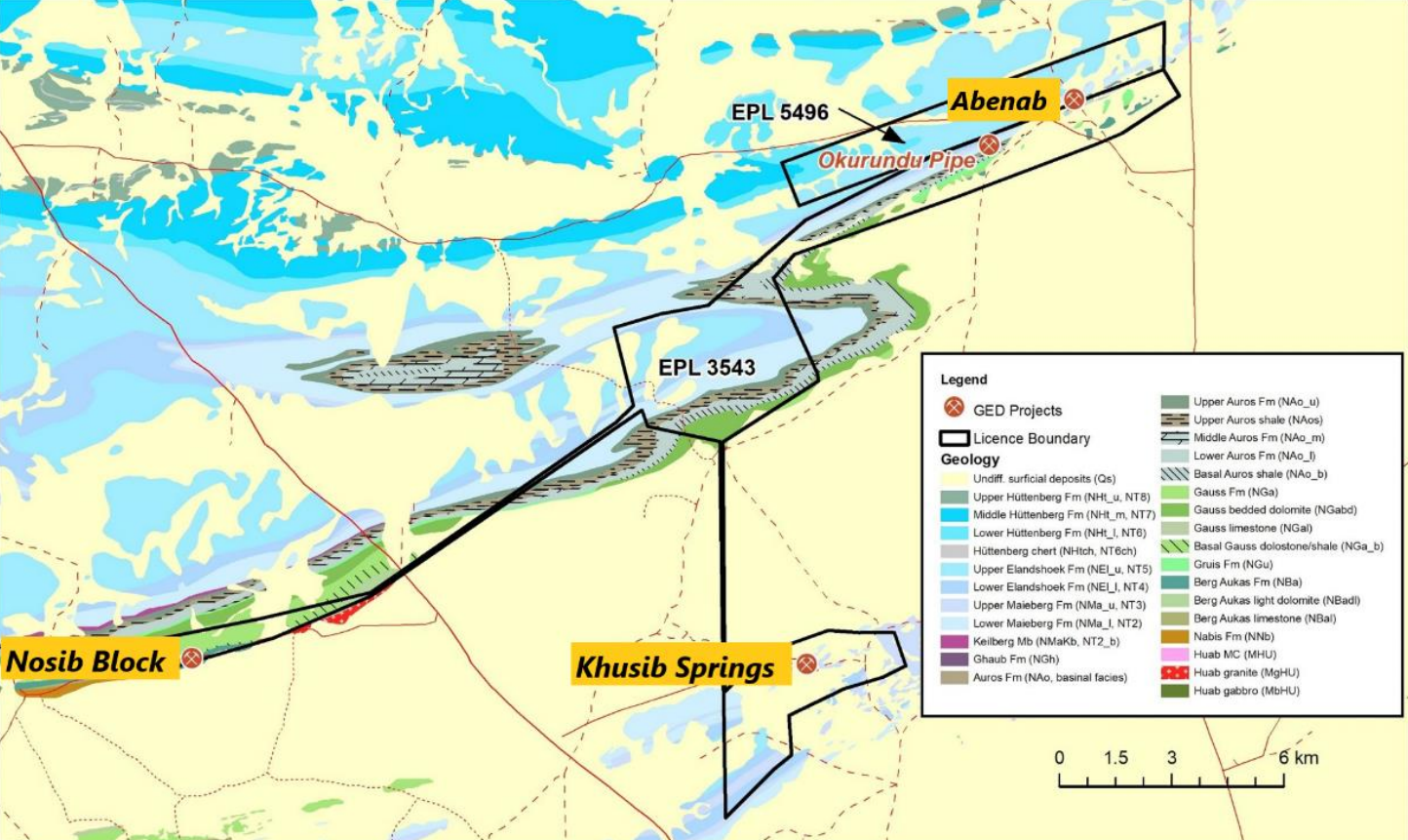 Khusib Springs copper project