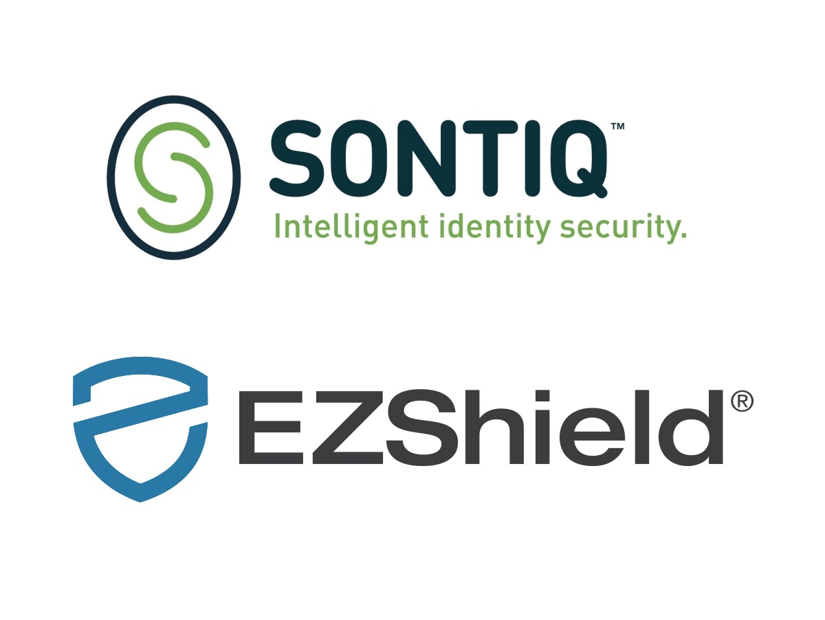 Sontiq and EZShield logos