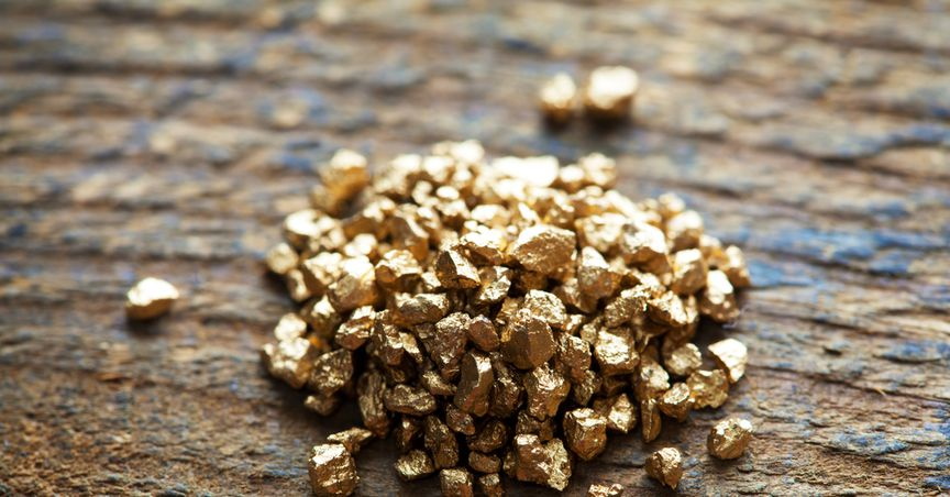 pile of small gold nuggets