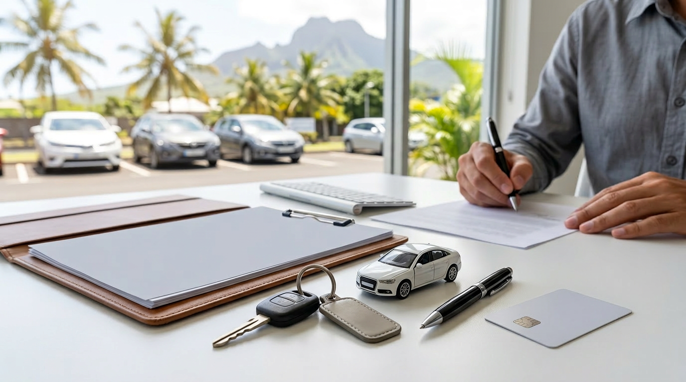 Documents location voiture Réunion