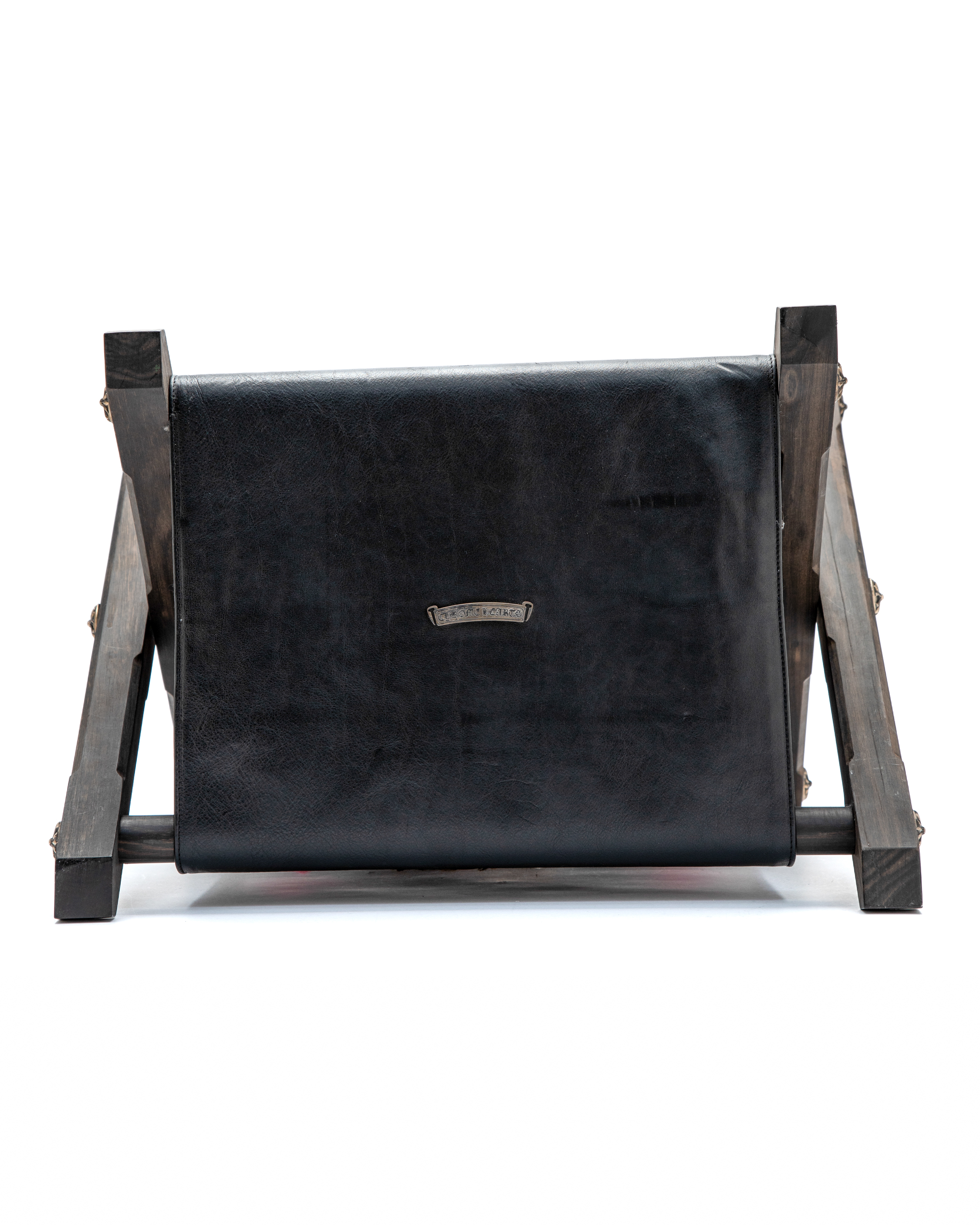 Multicolor Cemetery Cross Patch Ebony Wood & Leather Magazine