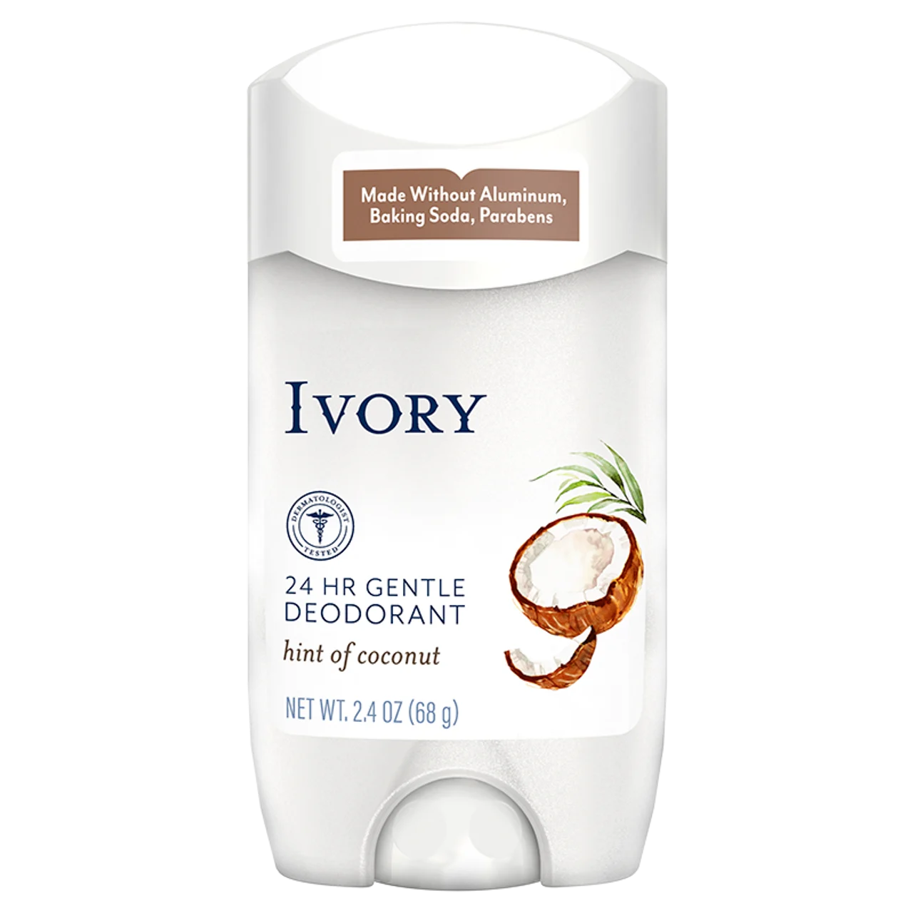 Ivory Gentle Deodorant, Hint of Coconut Scent