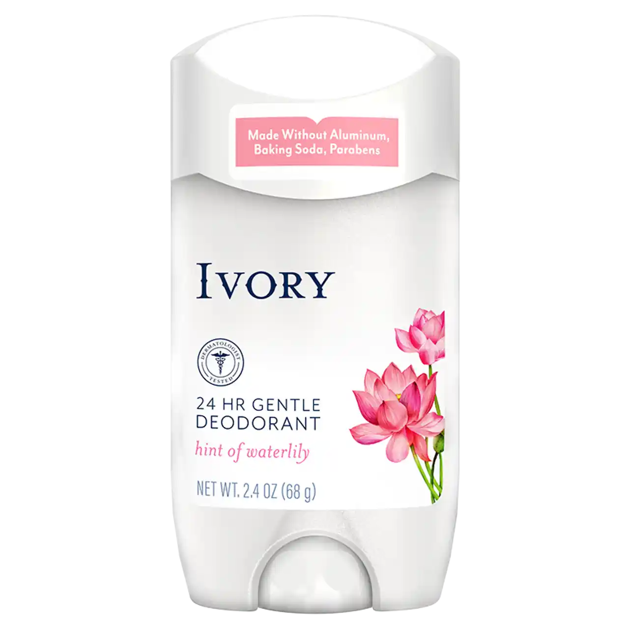 Ivory Gentle Deodorant, Hint of Waterlily Scent