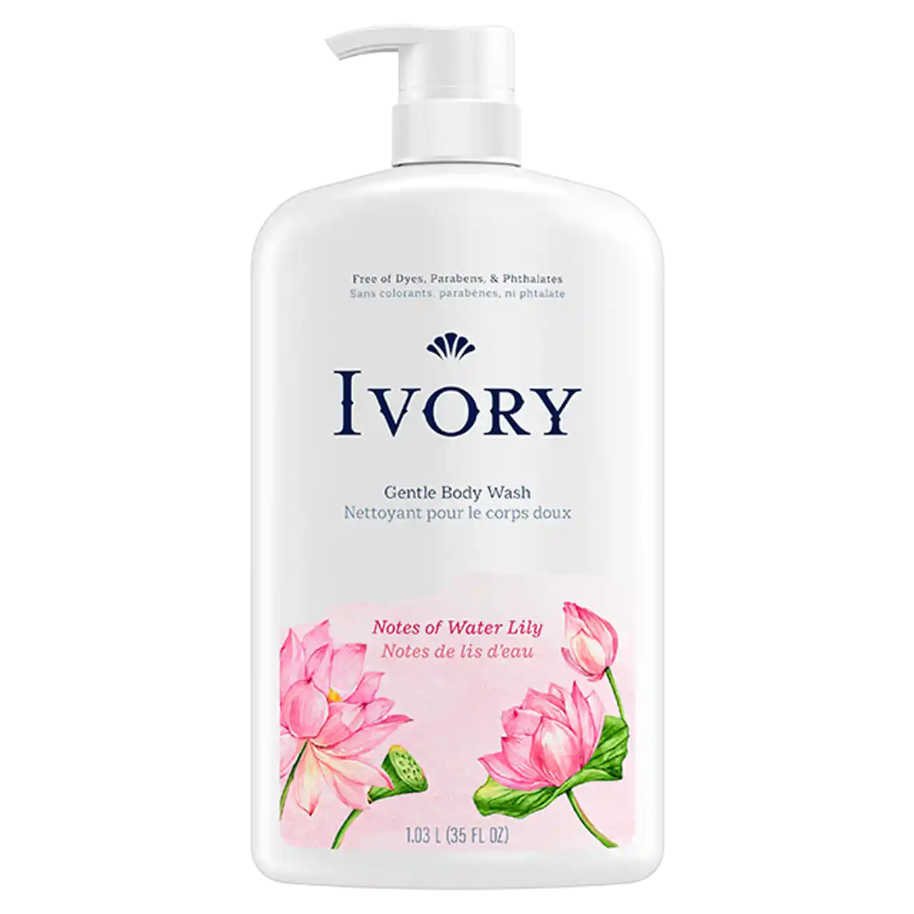 Ivory Body Wash, Water Lily NEW