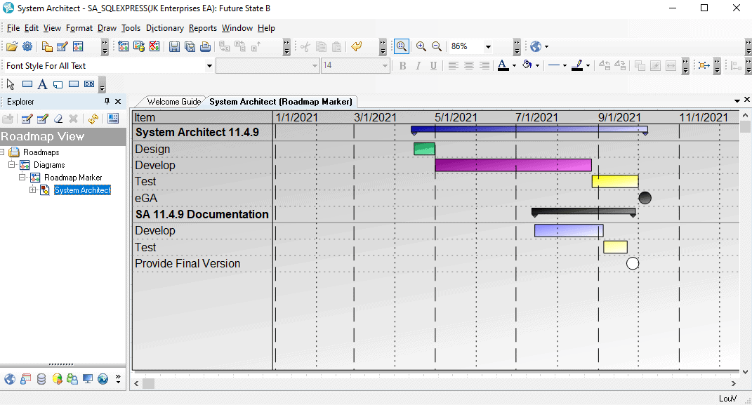 system-architect-roadmap-marker