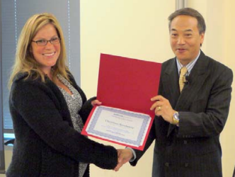 Corry Hong and Christina Newberry