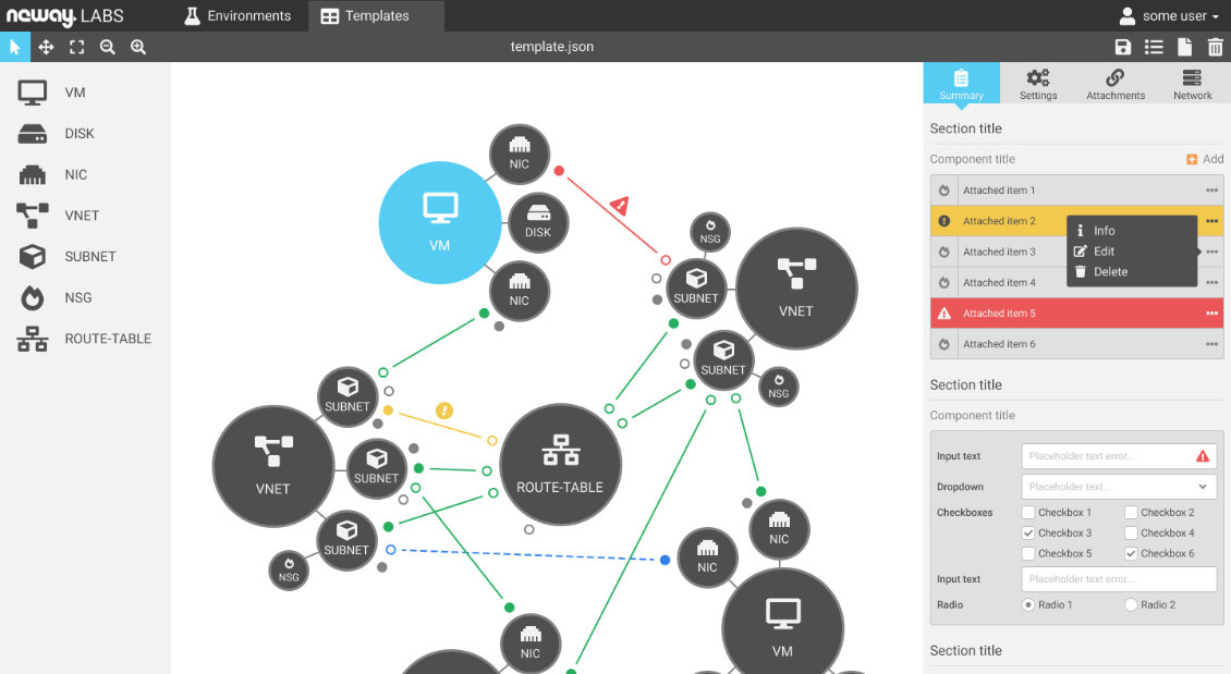 Azure labs 2 template builder POC