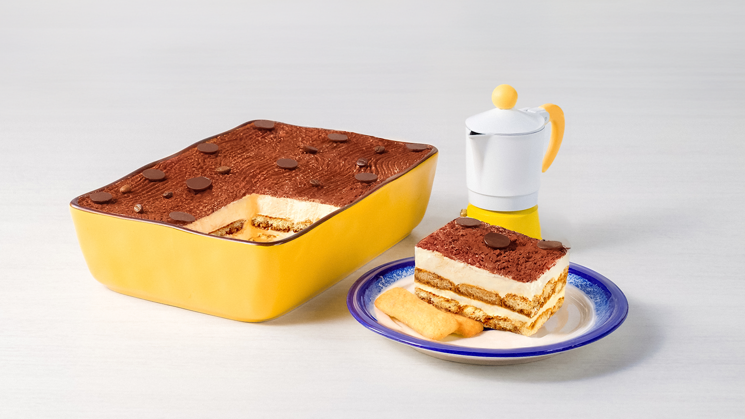 tiramisù con panna e mascarpone e uova