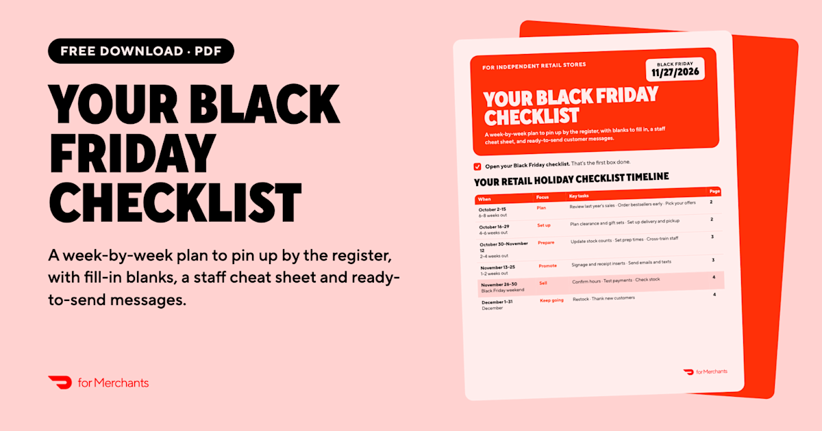 Black Friday Checklist