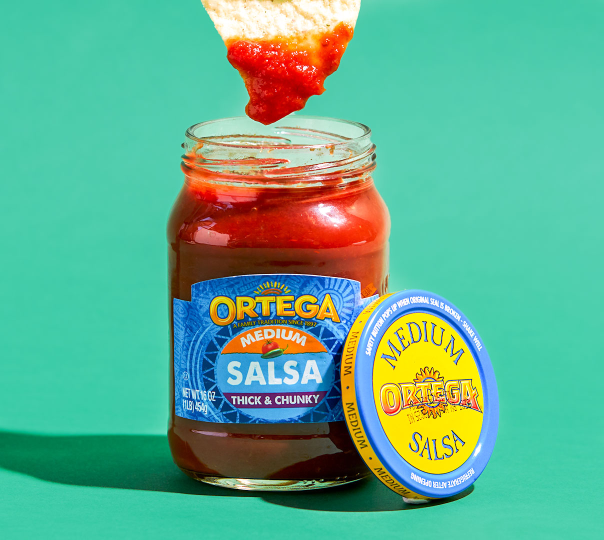 16 oz Jar Store Salsa Jar