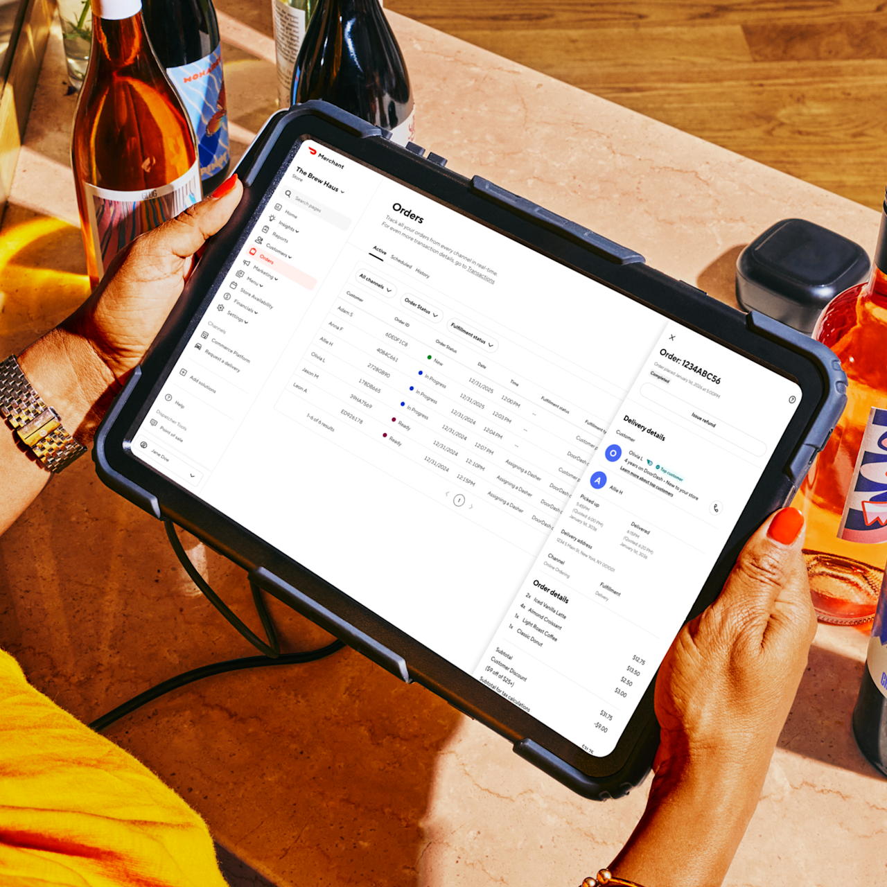 Mx - View Orders in Merchant Portal - Header