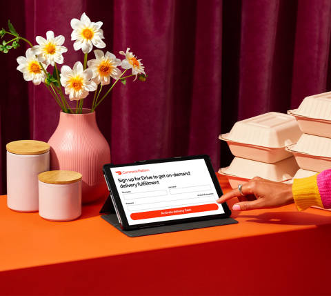 Mx- Drive On-Demand - Tablet with flowers