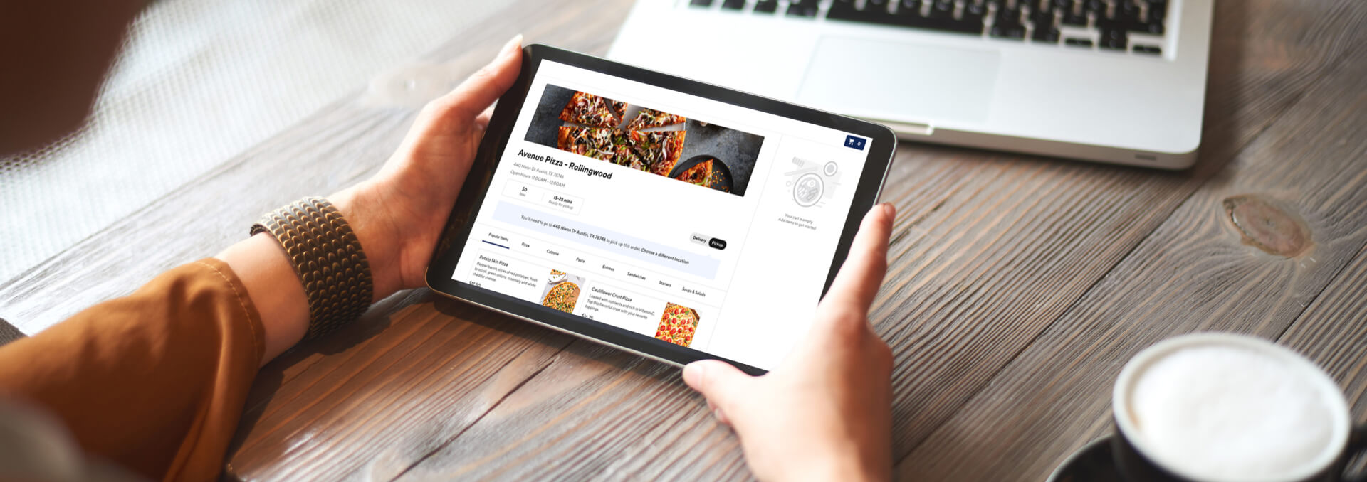 restaurant website design 