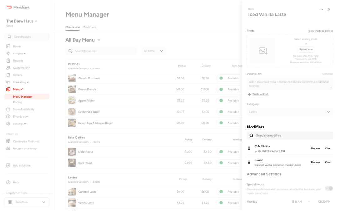 Mx - Modifiers - In Menu Item