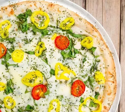 Rockboy Pizza - popeyes spinach pizza