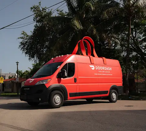 Dx DoorDash BagWagon - Hero - Van