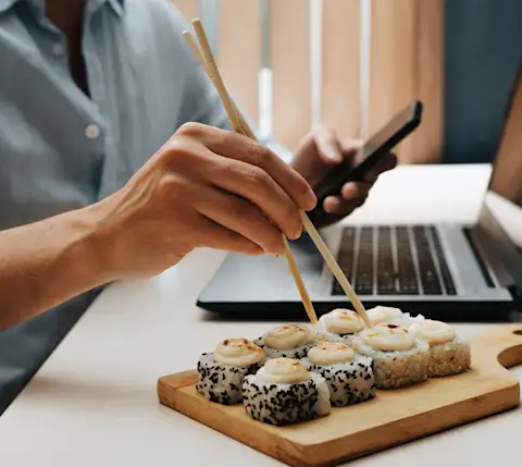 DDfB - Can Food Fix Stress - Sushi Lunch