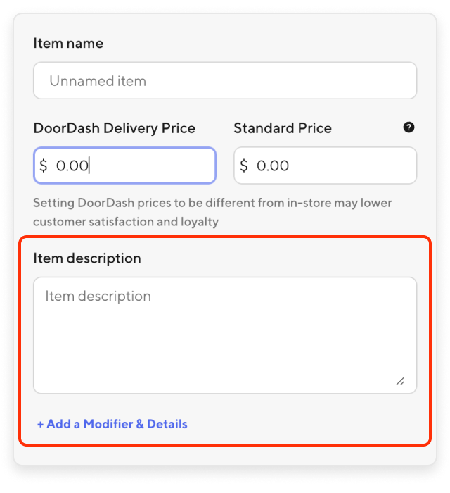 How to Add Menu Items and Descriptions to Your DoorDash Merchant Menu