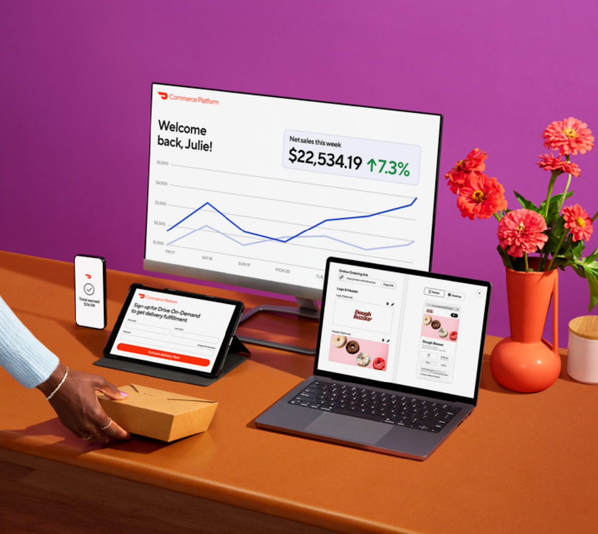 Mx Blog - Commerce Platform - Restaurant Homepage 