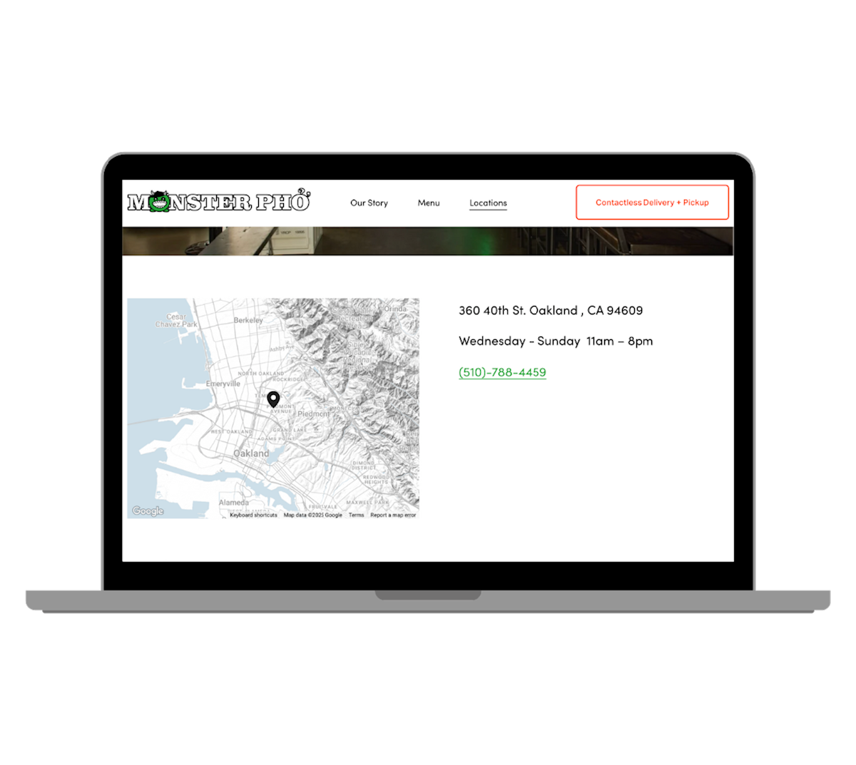 Embedded map
