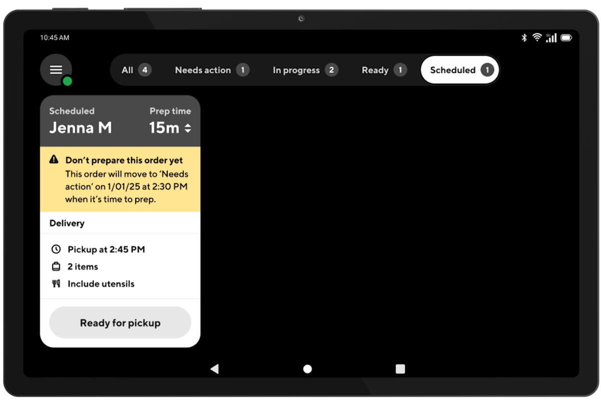 Mx - Tablet - Scheduled