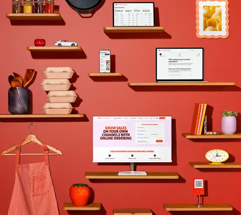 Mx Blog What Is a Restaurant Commerce Platform - Inline Image - wall of items