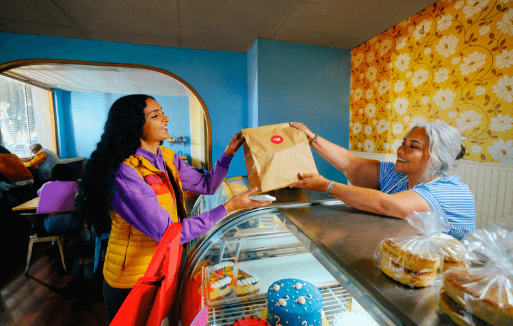 Restaurant owner with delivery service