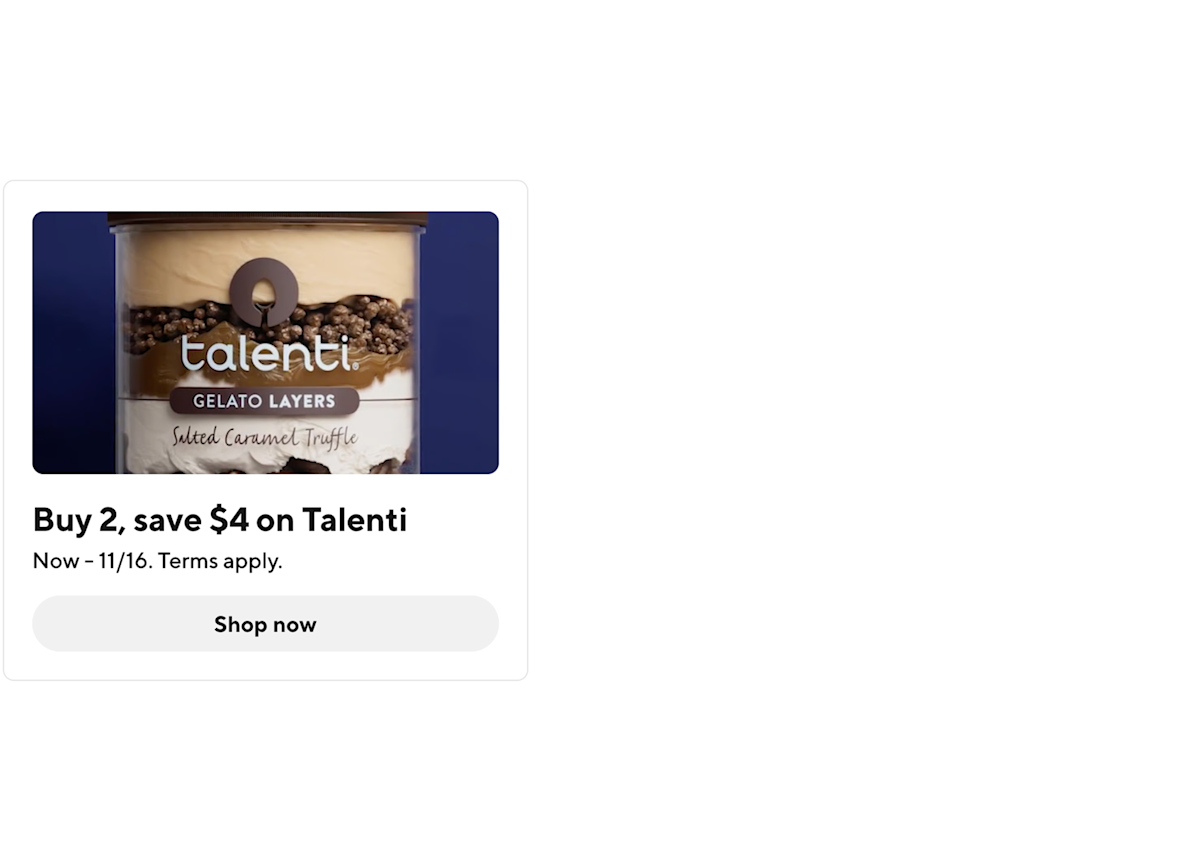 Ads - Media Splash - Spotlight - Talenti 