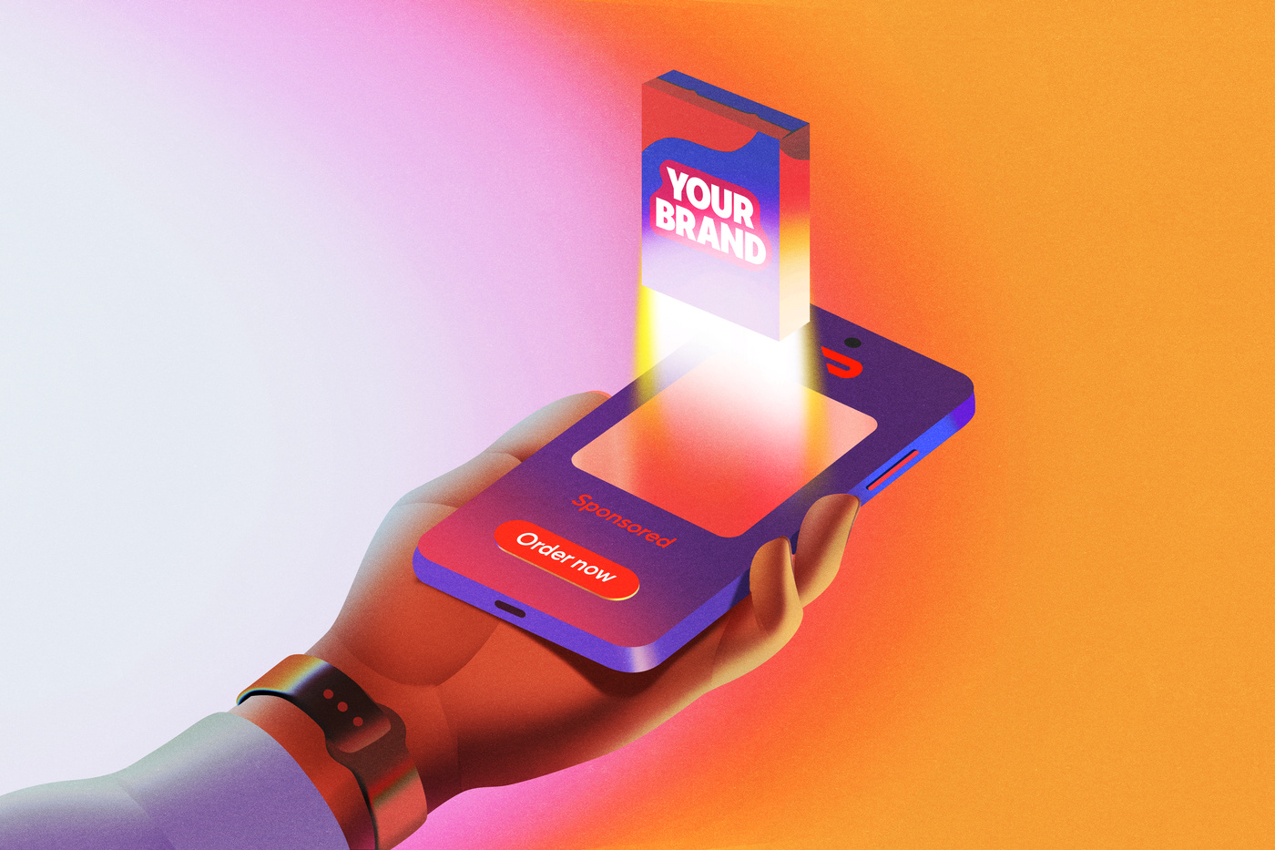 Ads - brand Breaking Through Image