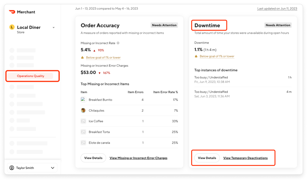 Finding Downtime in the Merchant Portal