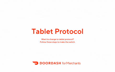 EN Tablet Switch Order Protocol