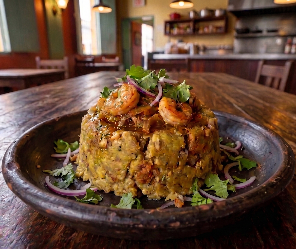 A plate of mofongo